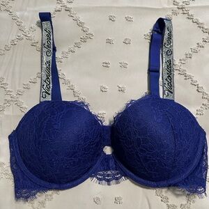 Blue Super Push Up Bra
